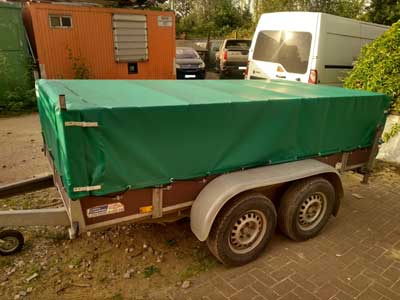 Plane mit Leiterrahmen grün neue Ausführung